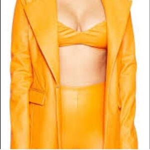 Naked Wardrobe Faux Leather Jacket